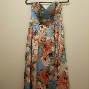 Forever 21 strapless dress